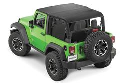 MasterTop Bimini Plus Tops for 2010-2017 WRANGLER, 2018 WRANGLER JK - 14300824