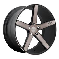 Niche M134 Milan Matte Black Wheels with Machined DDT Face 20x8.5