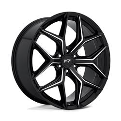 Niche M232 Vice SUV Gloss Black Wheels with Milled Accents 24x10