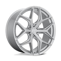 Niche M233 Vice SUV Gloss Silver Wheels with Brushed Accents 24x10