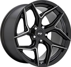Niche M266 Torsion Gloss Black Wheels with Machined Accents 20x10.5
