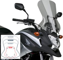 National Cycle VStream FMR Hardcoated Fairing-Mount Windscreens N20008