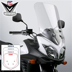 National Cycle VStream FMR Hardcoated Fairing-Mount Windscreens N20216