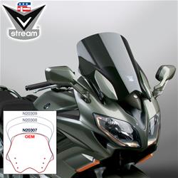 National Cycle VStream FMR Hardcoated Fairing-Mount Windscreens for 2015-2016 FJR1300A, 2013-2014 FJR1300A ABS, 2014-2017 FJR1300ES - N20307