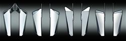 National Cycle Powersports Wind Deflectors N763A