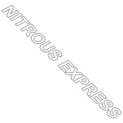 Nitrous Express 16002 NX License Plate Frame