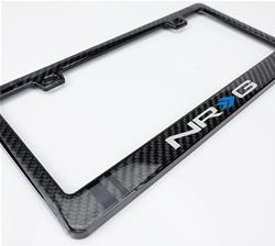 NRG Carbon Fiber License Plate Frames CARB-P200NRG