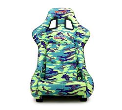 NRG PRISMA ULTRA Camouflage Microfiber Bucket Seat FRP-303-GIJ