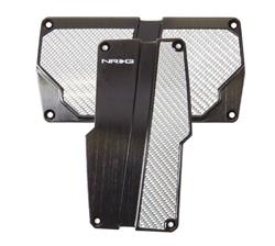 NRG Sport Pedal Pad Cover Plates PDL-150BK