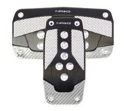 NRG Sport Pedal Pad Cover Plates PDL-450BK