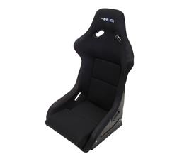 NRG Fiberglass Black Cloth Bucket Seat RSC-300