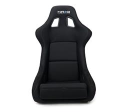 NRG Fiberglass Black Cloth Bucket Seat RSC-302CF/BL