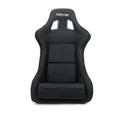 NRG Fiberglass Black Cloth Bucket Seat RSC-302CF/SL