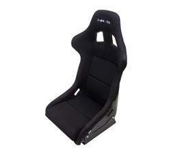 NRG Fiberglass Black Cloth Bucket Seat RSC-310