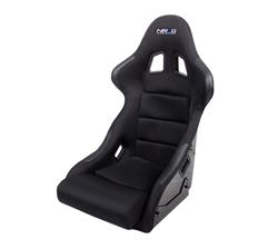 NRG Fiberglass Black Cloth Bucket Seat RSC-311