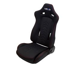 NRG The Arrow Racing Black Cloth Seat RSC-800L/R