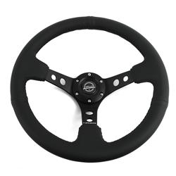 NRG Deep Dish Steering Wheels with Hole Spokes RST-006BK