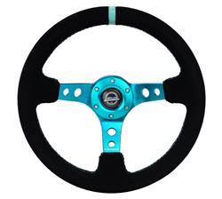 NRG Deep Dish Steering Wheels with Hole Spokes RST-006S-TL