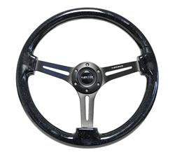 NRG Deep Dish Steering Wheels with Slit Spokes RST-018BSB-BK