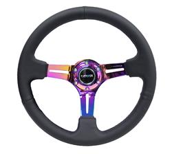 NRG Deep Dish Steering Wheels with Slit Spokes RST-018R-MCBS