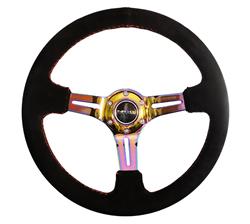 NRG Deep Dish Steering Wheels with Slit Spokes RST-018S-MCRS