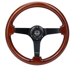 NRG Deep Dish Steering Wheels with Solid Spokes RST-036BR-BK