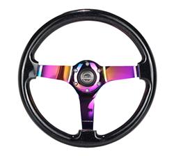 NRG Deep Dish Steering Wheels with Solid Spokes RST-036BSB-MC