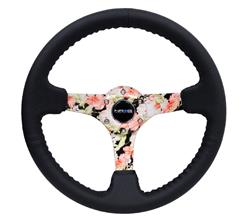 NRG Deep Dish Steering Wheels with Solid Spokes RST-036FL-R