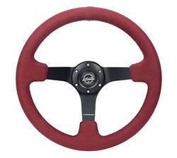 NRG Deep Dish Steering Wheels with Solid Spokes RST-036MB-BUA