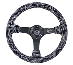 NRG Deep Dish Steering Wheels with Solid Spokes RST-036MB-SA-H