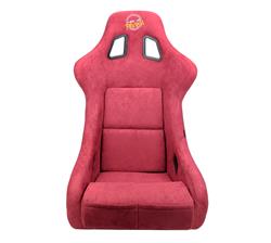 NRG PRISMA Maroon Alcantara/Microfiber Bucket Seat FRP-302MAR-PRISMA