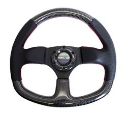 NRG Carbon Fiber Flat Bottom Steering Wheels ST-009CFRS