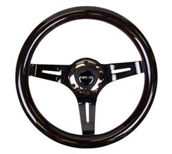 NRG Classic Woodgrain Steering Wheels ST-310BK-BK