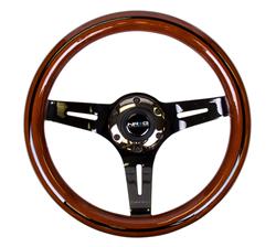 NRG Classic Woodgrain Steering Wheels ST-310BRB-BK