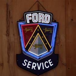 Ford Service Shield Neon Sign 29FRDRT