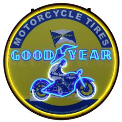 Goodyear Motorcycle Tires Neon Sign 29GYMTR