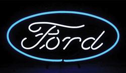 Ford Blue Oval Neon Sign 5FOVLS