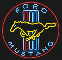 Ford Mustang Neon Sign