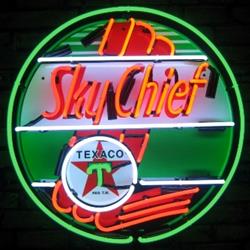 Texaco SkyChief Neon Sign 5TXSKY