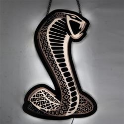 Shelby Cobra LED Backlit Sign 7LEDFS