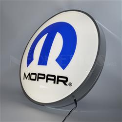 Mopar Logo LED Backlit Sign