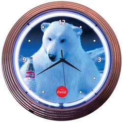 Coca-Cola Polar Bear Neon Clock 8CCPLR