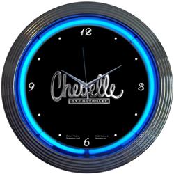 Chevelle by Chevrolet Neon Clock 8CHEVEL