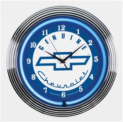 Genuine Chevrolet Neon Clock