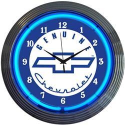 11" Blue Neon Wall Clock TRANS AM LOGO 