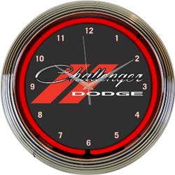 Dodge Challenger Neon Clock 8CLGCK