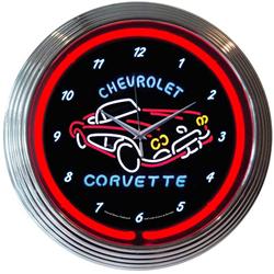 Corvette C1 Neon Clock 8CORV1