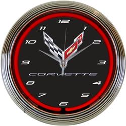 Corvette C8 Neon Clock 8CORV8