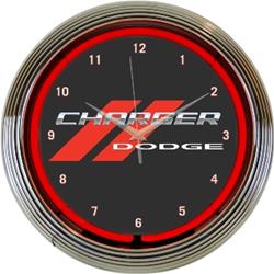 Dodge Charger Neon Clock 8CRGCK
