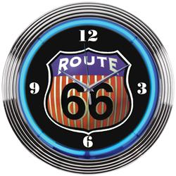 Route 66 Neon Clock 8RT66R